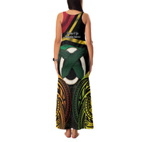 Vanuatu 1980 Family Matching Tank Maxi Dress and Hawaiian Shirt Hapi 46 Yia Indipendens Anivesari LT14 - Polynesian Pride
