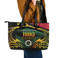 Vanuatu 1980 Leather Tote Bag Hapi 46 Yia Indipendens Anivesari LT14 - Polynesian Pride