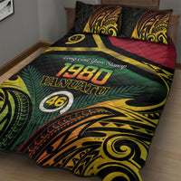 Vanuatu 1980 Quilt Bed Set Hapi 46 Yia Indipendens Anivesari LT14 - Polynesian Pride