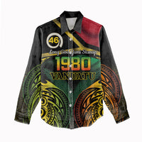 Vanuatu 1980 Women Casual Shirt Hapi 46 Yia Indipendens Anivesari LT14 - Polynesian Pride