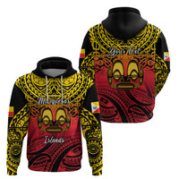 Custom Marquesas Islands Hoodie Tiki Polynesian Marquesan Pattern LT14 - Polynesian Pride