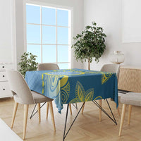 Personalised Palau Independence Day Tablecloth Belau Coat Of Arms Polynesian Curve Style LT14 - Polynesian Pride