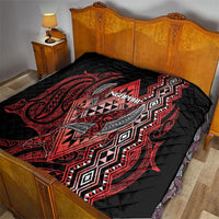 Aotearoa Iwi Ngapuhi Quilt NZ Maori Humpback Whale Taniko Motifs LT14 - Polynesian Pride