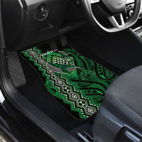 Aotearoa Iwi Ngai Tahu Personalised Car Mats NZ Maori Humpback Whale Taniko Motifs LT14 - Polynesian Pride