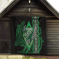 Aotearoa Iwi Ngai Tahu Quilt NZ Maori Humpback Whale Taniko Motifs LT14 - Polynesian Pride