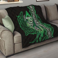 Aotearoa Iwi Ngai Tahu Quilt NZ Maori Humpback Whale Taniko Motifs LT14 - Polynesian Pride