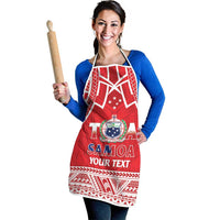 Samoa Rugby Custom Apron Toa Samoa Pacific Sporty Red - Polynesian Pride