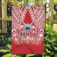 Toa Samoa Rugby Custom Garden Flag Samoa mo Samoa Polynesian Pacific Red - Polynesian Pride