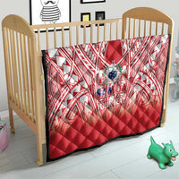 Toa Samoa Rugby Custom Quilt Samoa mo Samoa Polynesian Pacific Red - Polynesian Pride