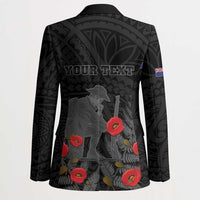 Personalised New Zealand ANZAC Day Blazer Lest We Forget Soldier Memorial