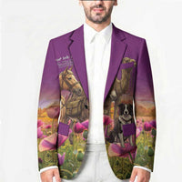 ANZAC Day Blazer Lest We Forget The Animals Of War