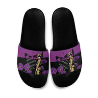 ANZAC Soldier and War Animals Slide Sandals We Will Remember Them