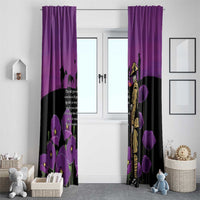 ANZAC Soldier and War Animals Window Curtain We Will Remember Them
