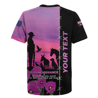Personalised ANZAC War Animals Rugby Jersey Lest We Forget Memorial