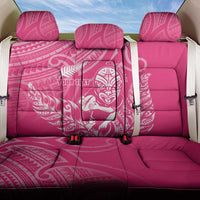 New Zealand Silver Fern Rugby Custom Back Car Seat Cover Maori Tiki Pink Version