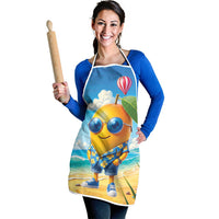 Funny Hawaii Mango Apron Tropical Summer Beach Mascot Vacation