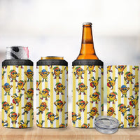 Funny Hawaii Mango Hip Hop Cartoon 4 in 1 Can Cooler Tumbler Summer Beach Party