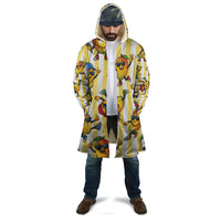Funny Hawaii Mango Hip Hop Cartoon Cloak Summer Beach Party
