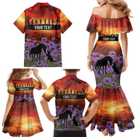 Personalised ANZAC Day Family Matching Mermaid Dress and Hawaiian Shirt Remembering the Animals of War LT19 - Polynesian Pride