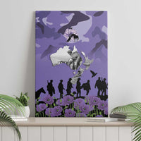 ANZAC Day Canvas Wall Art Lest We Forget the Animals Too
