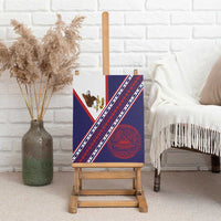 American Samoa Flag Day Canvas Wall Art Polynesian Tribal Tattoo Eagle Art