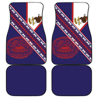American Samoa Flag Day Car Mats Polynesian Tribal Tattoo Eagle Art