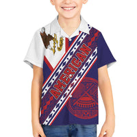 American Samoa Flag Day Family Matching Summer Maxi Dress and Hawaiian Shirt Polynesian Tribal Tattoo Eagle Art