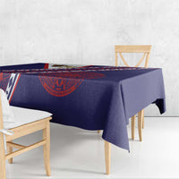 American Samoa Flag Day Tablecloth Polynesian Tribal Tattoo Eagle Art