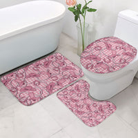 Pink Hawaii Palaka Cowboy Bathroom Set Hawaiian Paniolo Festival Spirit LT19 - Polynesian Pride