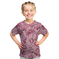 Pink Hawaii Palaka Cowboy Kid T Shirt Hawaiian Paniolo Festival Spirit LT19 Pink - Polynesian Pride