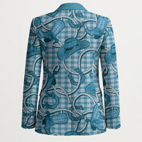 Blue Hawaii Palaka Cowboy Blazer Hawaiian Paniolo Festival Spirit LT19 - Polynesian Pride