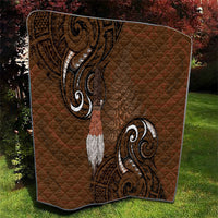 New Zealand Taiaha Quilt Maori Weapon Silver Fern Maori Pattern