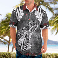 New Zealand Weka Personalised Hawaiian Shirt Aotearoa Hen Silver Fern Maori Pattern LT22 - Polynesian Pride