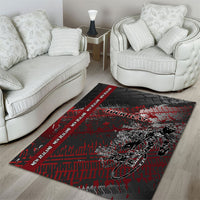 Personalised Cycling New Zealand Area Rug Aotearoa Pride Sportswear