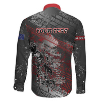 Personalised Cycling New Zealand Family Matching Long Sleeve Bodycon Dress and Hawaiian Shirt Aotearoa Pride Sportswear LT22 - Polynesian Pride