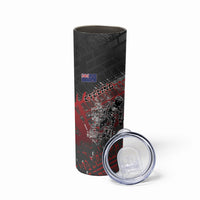 Personalised Cycling New Zealand Skinny Tumbler Aotearoa Pride Sportswear LT22 - Polynesian Pride