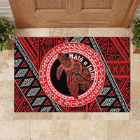 Tonga Language Week Rubber Doormat Heilala Turtle Malo E Lelei