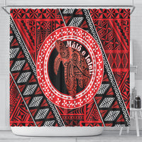 Tonga Language Week Shower Curtain Heilala Turtle Malo E Lelei