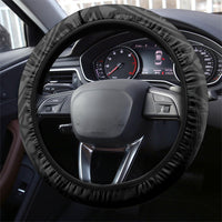 Kiwi New Zealand Steering Wheel Cover NZ Map Pohutukawa Fern Maori Pattern