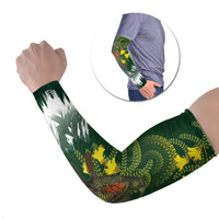Kea Bird Kowhai New Zealand Arm Sleeves Mountain Landscape Maori Art