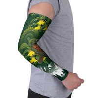 Kea Bird Kowhai New Zealand Arm Sleeves Mountain Landscape Maori Art