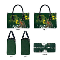 Kea Bird Kowhai New Zealand Leather Bag Mountain Landscape Maori Art