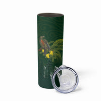 Kea Bird Kowhai New Zealand Skinny Tumbler Mountain Landscape Maori Art LT22 - Polynesian Pride
