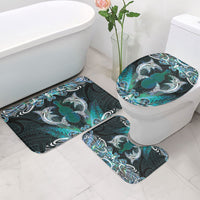 New Zealand Kotiate Weapon Bathroom Set Aotearoa Mango Paua Shell Maori Pattern LT22 - Polynesian Pride