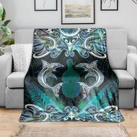 New Zealand Kotiate Weapon Blanket Aotearoa Mango Paua Shell Maori Pattern LT22 - Polynesian Pride