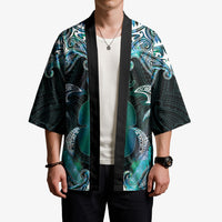 New Zealand Kotiate Weapon Kimono Aotearoa Mango Paua Shell Maori Pattern LT22 - Polynesian Pride
