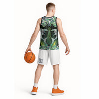 New Zealand Mere Pounamu Weapon Basketball Jersey Aotearoa Mango Paua Shell Maori Pattern