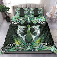 New Zealand Mere Pounamu Weapon Bedding Set Aotearoa Mango Paua Shell Maori Pattern LT22 - Polynesian Pride