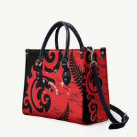 New Zealand Matariki Leather Bag Maori New Year Koru Pattern