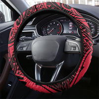 New Zealand Maori Language Week Steering Wheel Cover Te Wiki O Te Reo Maori Hei Tiki LT22 - Polynesian Pride